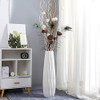 Floreros Piso Blanco Cerámica Decoración Decorativa Simple P 3