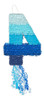 Piñata Azul Ombre Para Niños, 41 X 30 X 75 Cm Para Cumpleaño 4