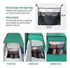 Anngrowy Shower Tent Pop-up Privacy Tent Camping Portable To 3