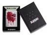 Encendedor Zippo Modelo 49603 Original Red Skull Design 2