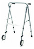 Andador Ortopédico Angosto Con Ruedas Plegable Regulable 0