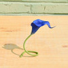 20 Flores Alcatraz Artificiales Mandys De Latex Azul 35cm 5