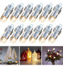 Acmee Mini Luces Led Que No Parpadean Funcionan Con Pilas, P 3