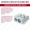 Sacapuntas Staedtler Doble Boca Metalico Xunidad Microcentro 1