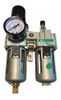 Filtro Regulador Lubricador 1/4 C/protección Para Compresor 1