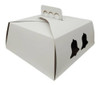 Caja De Carton Torta Vacia Manija Campana Maletin 24x24x10cm 0