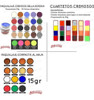 Kit Bella Dersina Maquillaje Cuarteto Piel + Polvo Volatil 6