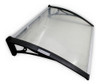 Alero Policarbonato 90x67cm Entrada Puertas Protector Lluvia 0