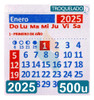 Calendario Mignon Almanaques 2025 X500 Troquelados 5.5x5cm. 0