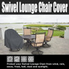 Zilomi Outdoor Swivel Lounge Chair Cover 2 Pack, Se Adapta A 4