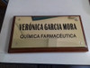 Placa / Chapa Profesional  Bronce - Plana 2