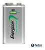 Bateria 9v Recargable Energizer Pila 175mah Febo 1