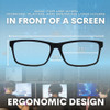 Lentes De Bloqueo De Luz Azul: Antifatiga, Luz Azul Para Com 5