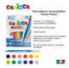 Kit 72 Marcadores Carioca Acuarelable Colores Sin Tacc Cuota 4