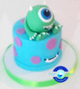 Torta Artesanal Monster Inc Personalizada 1