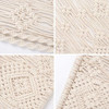 Amiaedu Macrame Estante Colgante De Pared, Hecho A Mano Boho 1