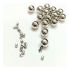 100 Perlas Plateadas Numero 8 0
