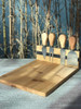 Tabla Copetinero Madera Bambu Con Utensilios Servir Picadas 4