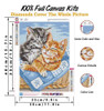 5d Pintura Por Diamantes. Gatos 1
