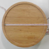 Plato Base Para Torta Con Pie De Madera De Bamboo 2