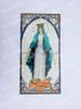 Mayólica Virgen De La Medalla Milagrosa - 2 Azulejos 15 X 30 2 Mayólica Virgen De La Medalla Milagrosa - 2 Azulejos 15 X 30 2