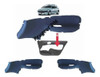 Juego Delantero Paneles Apoyabrazos Tapizados Peugeot 206 1