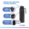 Set Matero Termo Acero Negro + Mate Termico Pampa Ecocuero 4