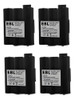 Batería Recargable 4x 6v 700mah Nimh Para Midland Radio Avp- 0