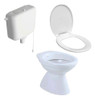 Inodoro Roca Italiana + Mochila Traful Doble + Tapa Inodoro 0
