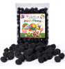 Caydo 200 Pom Poms Negras De 25 Cm Para Manualidades 0