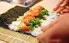 Bamboomn Sushi Rolling Kit 2 X Rolling Esteras De Bambu 1 X 4