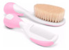 Kit Higiene Chicco Tesoura E Pente E Escova Cerdas Naturais 2