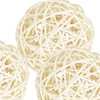 3 X Vime Rattan Pendurado Bolas Esferas Decorativas 8cm 2