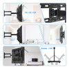 Pipishell Soporte De Pared De Tv De Movimiento Completo Con 2