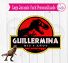 Logo Nombre Personalizado Jurassic Park Imprimible 1