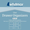 Whitmor Clear-set Incluye 6 Organizadores De Cajones Modular 3