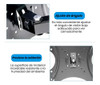 Soporte De Canalera Ajustable +soporte Tv Extensible 14-42 2