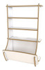Roble Organizador Juguetero Montessori Encastrable 6 Roble Organizador Juguetero Montessori Encastrable 6