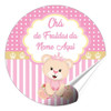 200 Adesivos Personalizados Tamanho 4x4 Cm 0