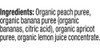 Plum Organics Stage 2 Comida Orgánica Para Bebés, Melocotón, 3 Plum Organics Stage 2 Comida Orgánica Para Bebés, Melocotón, 3