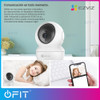 Camara De Seguridad Domo Wifi Ezviz + Soporte Pared + Sd256 5