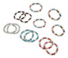 Pulseira Colorida, 12 Peças, 8 Mm, Miçangas, Elástica E Mode 7