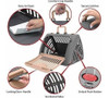 Transportadora De Viaje Plegable Para Gatos Con Colchon 5 Transportadora De Viaje Plegable Para Gatos Con Colchon 5