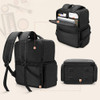 Bafaso Mochila De Maquillaje Grande, Bolsa De Maquillaje Con 4