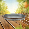 Stonebriar Bandeja De Metal Galvanizado Con Molduras De Oxi 2