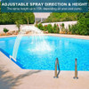 Acessórios Para Piscinas Waterfall Spray Led Water Fountain 2