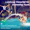 Acessórios Para Piscinas Waterfall Spray Led Water Fountain 6