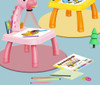 Mini Mesa Educativa Criativo Crianças Infantil Brincar 1