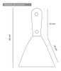 Pack X10 Espatulas Mango Plástico Enduir 4  Ergonómico 3
