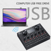 V8 Plus Live Sound Card Com Cabo De Áudio Cabo Usb Bt 5